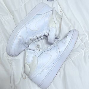 White Nike high top Air-forces